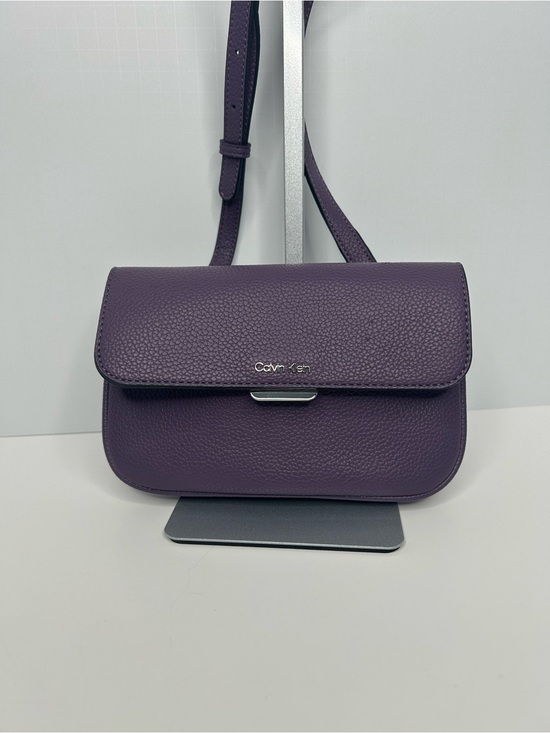 Calvin Klein Handbags - Calvin Klein Purple Arya Crossbody Bag